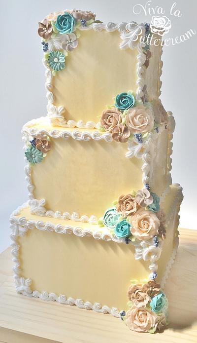 Maison Des Fleurs (House of Flowers) - Cake by vivalabuttercream