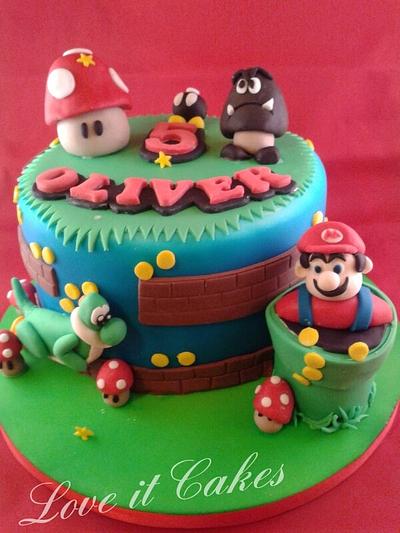super mario - Cake by Love it cakes
