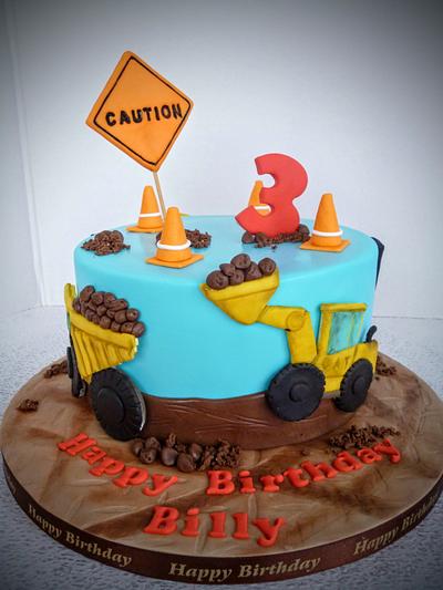 Trucks and things! - Cake by Hilz