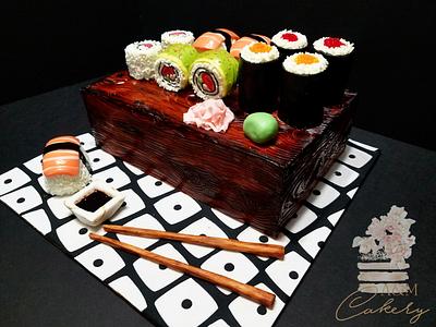 Sushi Cake - Cake by A&M Cakery 
