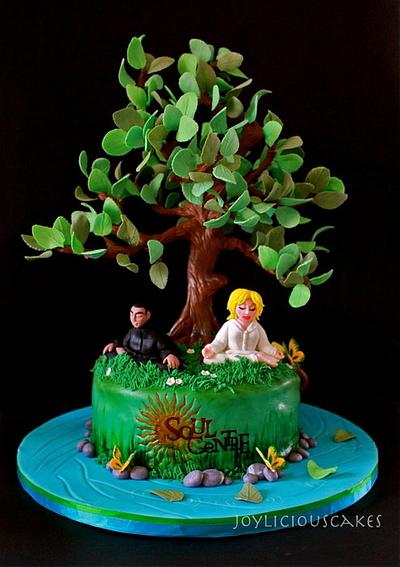 Meditate Like A Tree Grows - Cake by Joyliciouscakes
