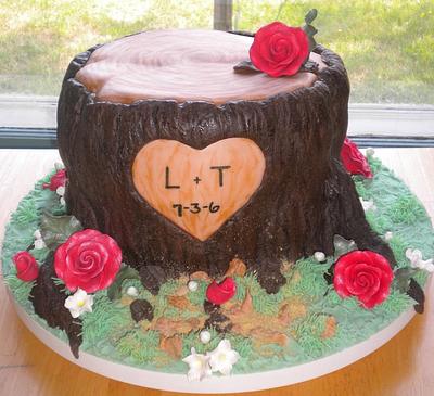 True Love Wedding Cake - Cake by CakeChick