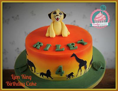 Lion King Simba - Cake by Candy's Cupcakes
