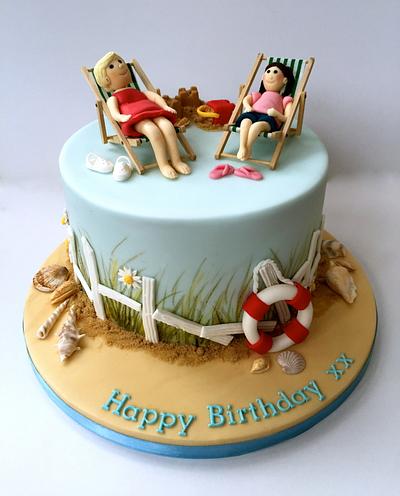 A day at the beach - Cake by Canoodle Cake Company