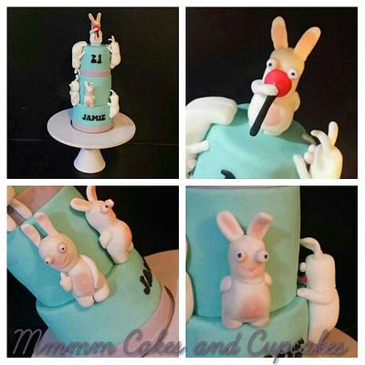 Lots of Rabbids! ! - Cake by Mmmm cakes and cupcakes