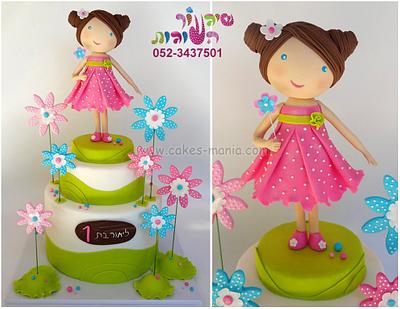 doll cake - sweet and simple - Cake by sharon tzairi - cakes-mania