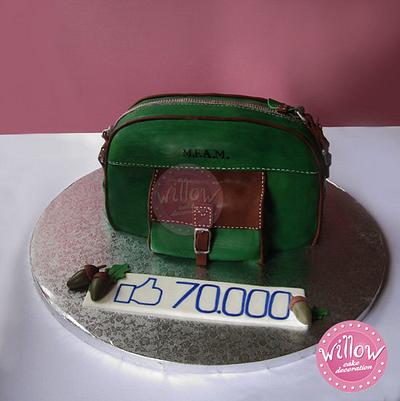 Chocolate bag cake  - Cake by Willow cake decorations