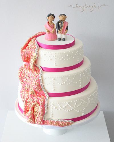 Indian wedding  - Cake by Kayleigh's cake boutique 