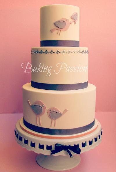 Love Birds - Cake by BakingPassion