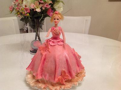 Barbie cakes - simple but still elegant:))  - Cake by Malika