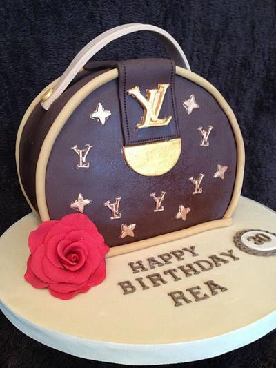 LV Handbag Cake - Cake by VereNiceCakes