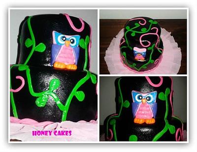 Owl.. - Cake by HONEY CAKES