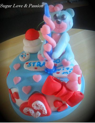a mini romantic cake - Cake by Mary Ciaramella (Sugar Love & Passion)