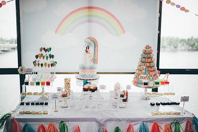 Pastel Rainbow dreams - Cake by Indulgence by Shazneen Ali