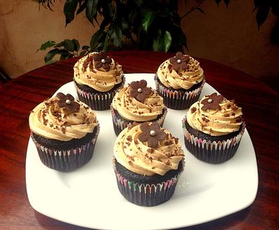 Chocolate Mocha Cupcakes - Cake by BakeAru