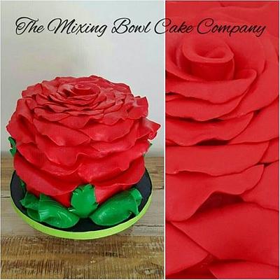Roses are Red! - Cake by The Mixing Bowl Cake Company 