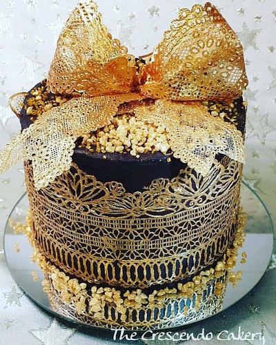 Gold chocolate cake - Cake by Jana R