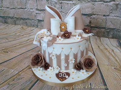 Gift Box Cake - Cake by Sweet Lakes Cakes