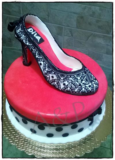 cake shoe - Cake by paolina