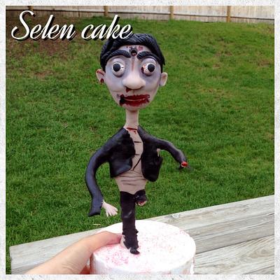 Zombie figure - Cake by sibelsah