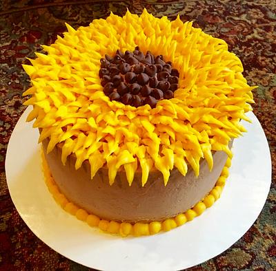 Sunflower cake - Cake by palakscakes