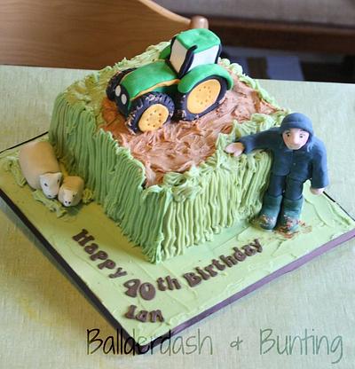 Butter Iced Farm cake - Cake by Ballderdash & Bunting
