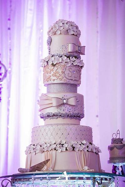 Modern wedding cake - Cake by MsTreatz