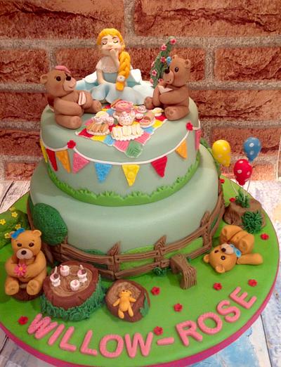 Teddy Bears Picnic - Cake by Nanna Lyn Cakes