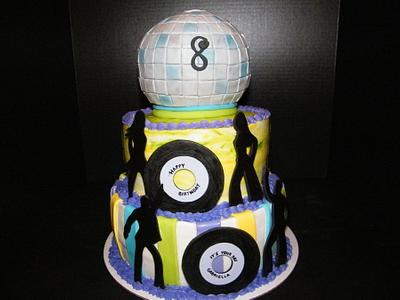 Disco/Dance Party Cake - Cake by Judy Remaly