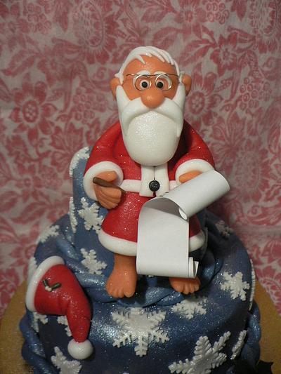 Santa's Christmas List - Cake by Helen