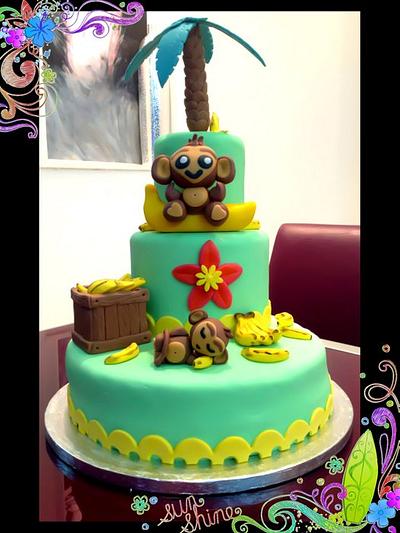 Monkey cake - Cake by Sarah Kay Sugar