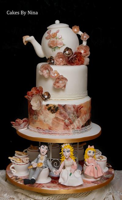Victoriana High Tea Wedding - Cake by Cakes by Nina Camberley
