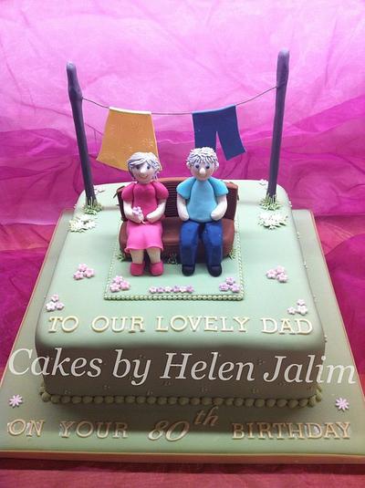 Garden cake - Cake by helen Jane Cake Design 