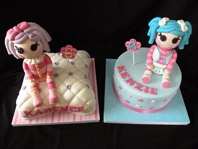 Lalaloopsy for twins! - Cake by Teresa Cunha