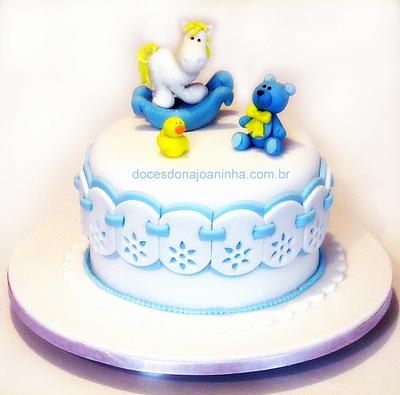 Rocking Horse for a Baby Boy - Cake by Crisbreim
