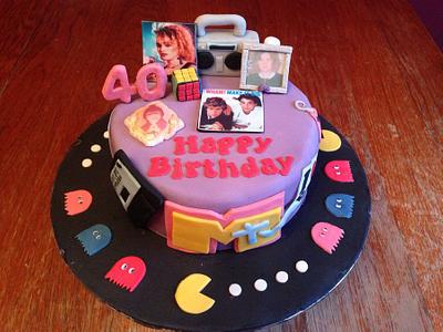 The 80s - Cake by CupNcakesbyivy