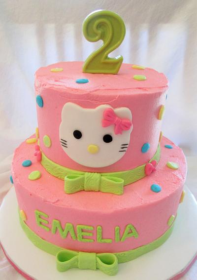 Hello Kitty - Cake by Christeena Dinehart