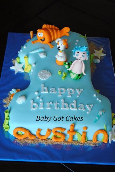 Bubble Guppies Number One Cake - Cake by Baby Got Cakes
