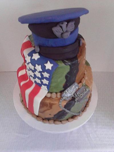 Welcome Home Air Force Soldier - Cake by K Blake Jordan