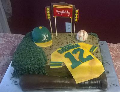 Baseball cake - Cake by Tareli