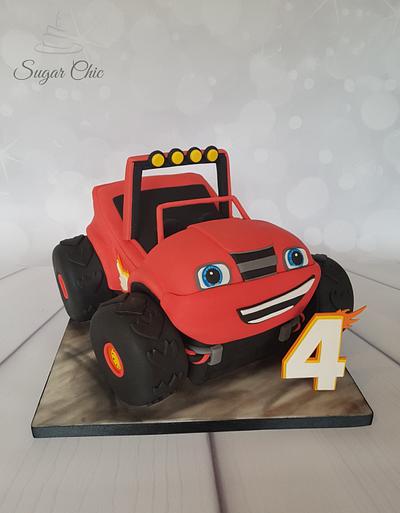 Blazing 4th Birthday - Cake by Sugar Chic
