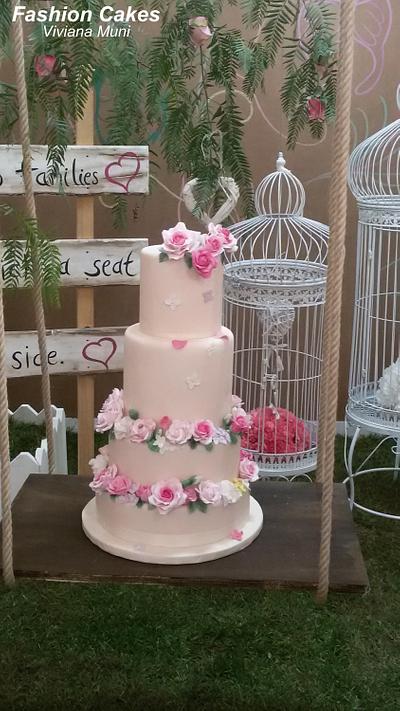 Wedding Cake - Cake by fashioncakesviviana
