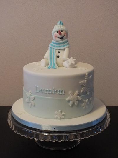 Snowman cake - Cake by Janeta Kullová