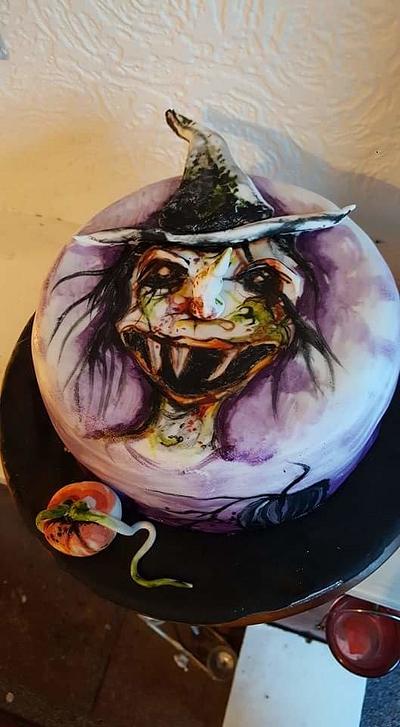 Halloween cake - Cake by Crookedcakeartist