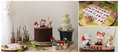 Woodland themed Cake  - Cake by Zaneta Wasilewska