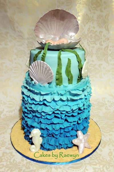 Under the Sea Baby Shower Cake - Cake by Raewyn Read Cake Design