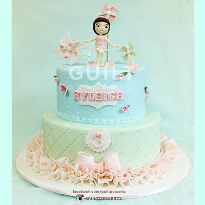 Shabby Chic - Tutu Cake - Cake by Guilt Desserts