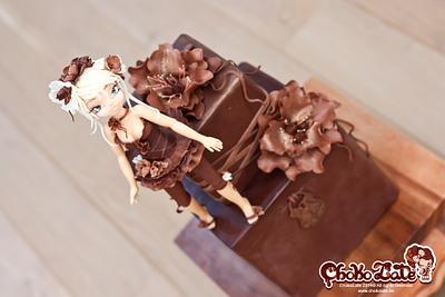 Salon du Chocolat in Brussels - Cake by ChokoLate Designs