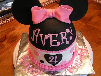 Minnie Mouse for Avery - Cake by Cake Creations by Christy