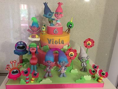 Trolls cake  - Cake by ZuccheroViola